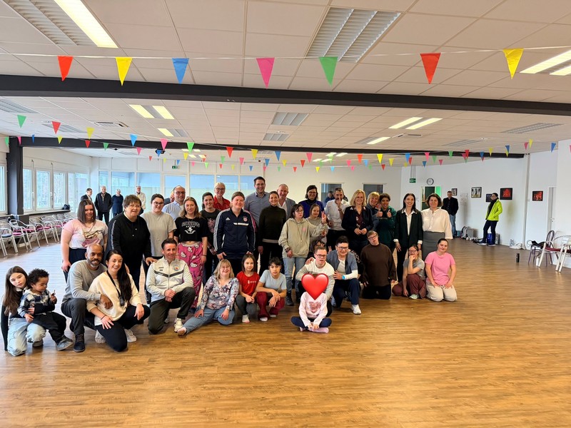 &copy; Stimmkreisb&uuml;ro Gerlach: Inklusive Tanzgruppe in der Tanzschule Alzenau. Danke f&uuml;r die Einladung