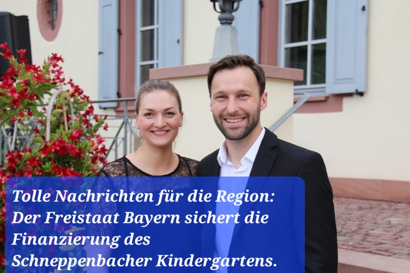 Archivbild: Staatsministerin Judith Gerlach, MdL und Sch�llkrippens B�rgermeister Marc Babo