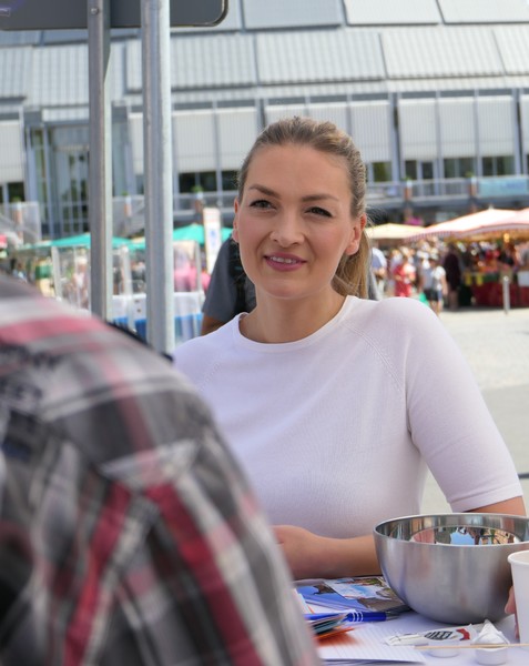 Staatsministerin Judith Gerlach im Austausch  � Stimmkreisb�ro