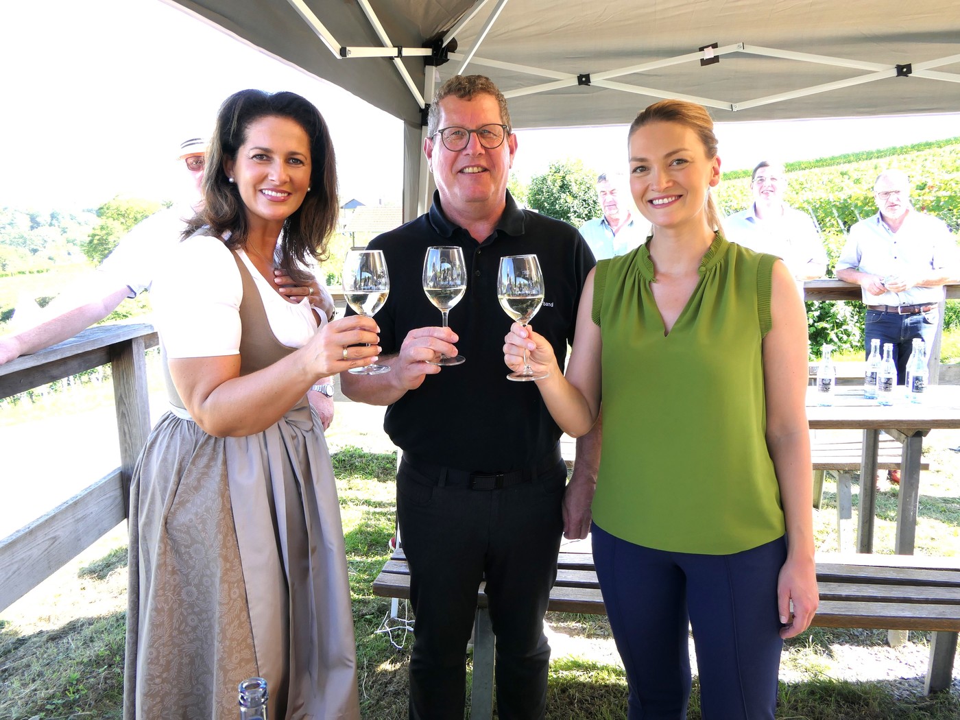  Stimmkreisbro Judith Gerlach: StMin Michaela Kaniber, MdL, Bauernprsident Stefan Khler und StMin Judith Gerlach, MdL